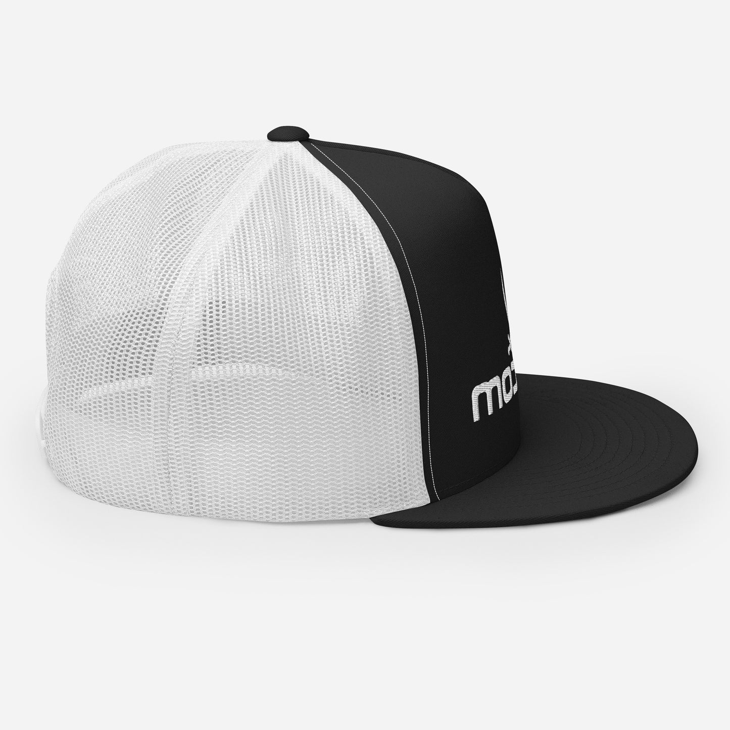 Trucker Cap White Logo