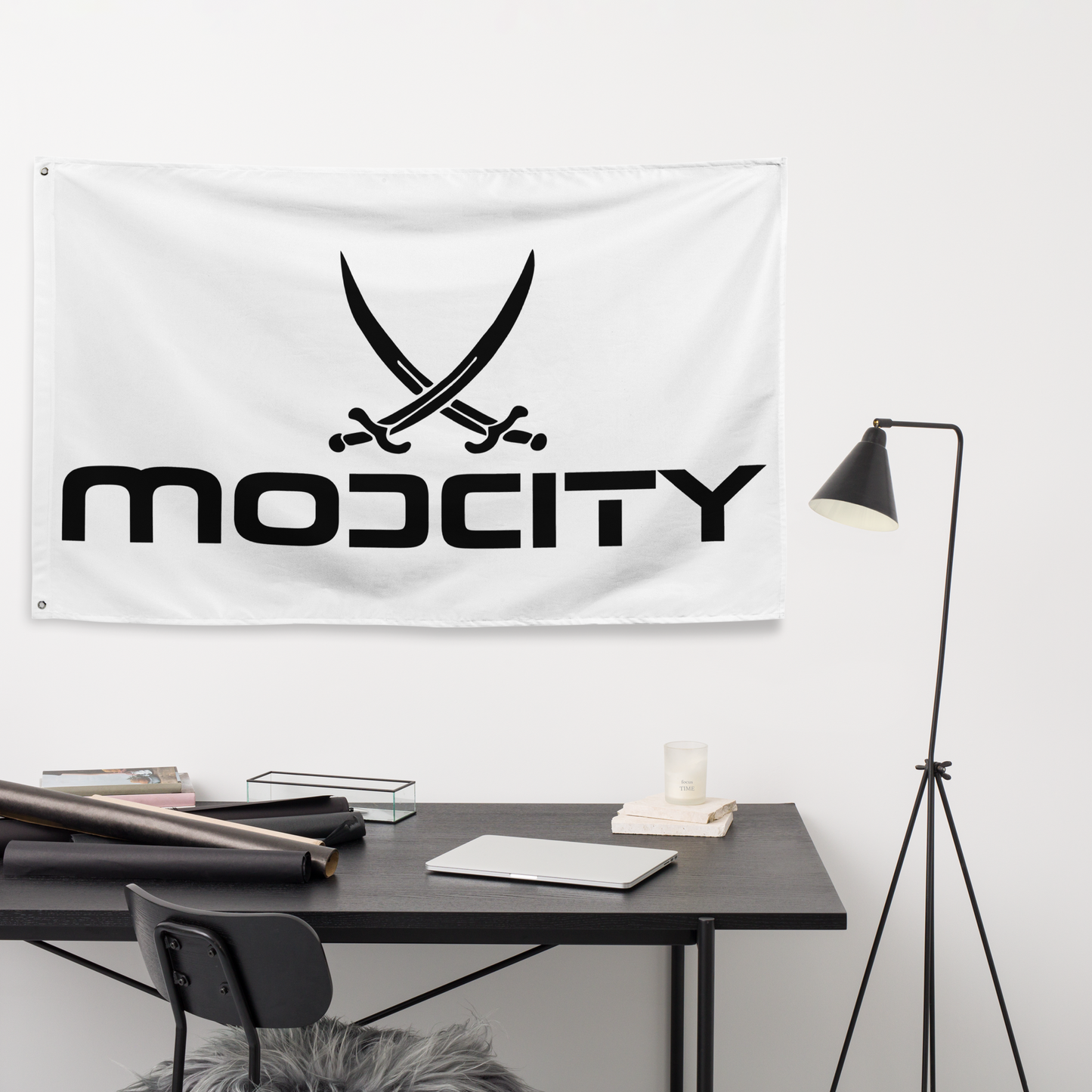 Flag - Mod City White