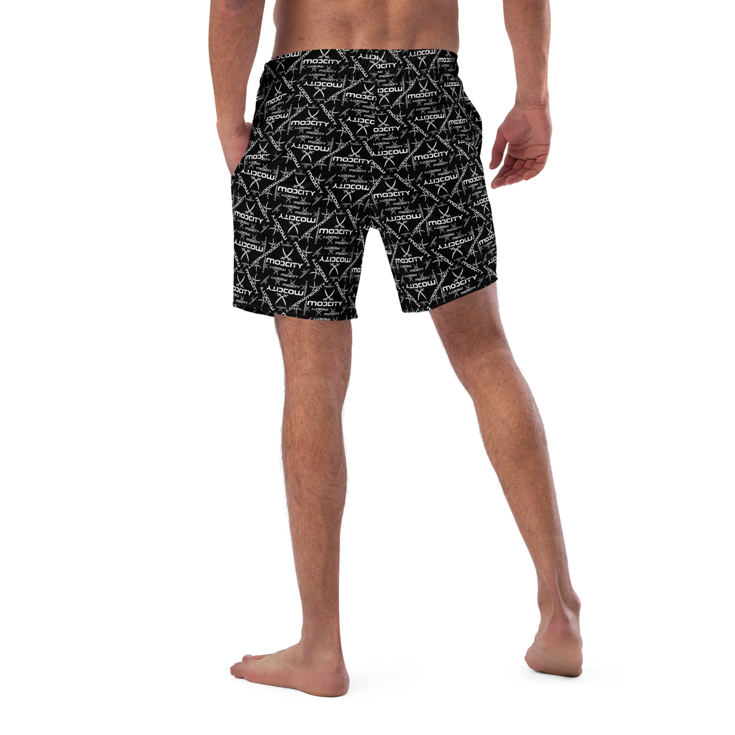 Mod City All Over Print Men's Swim Trunks