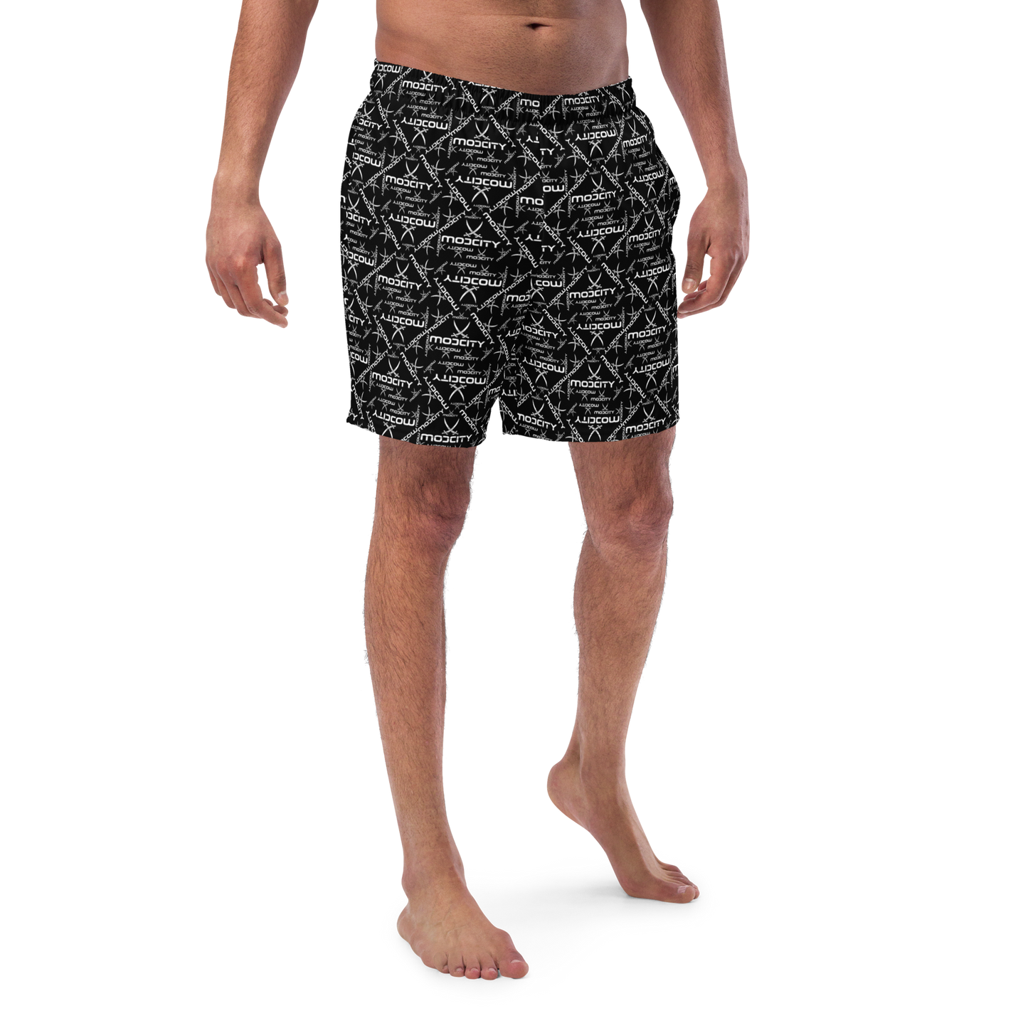 Mod City All Over Print Men's Swim Trunks