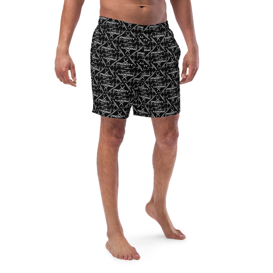 Mod City All Over Print Men's Swim Trunks